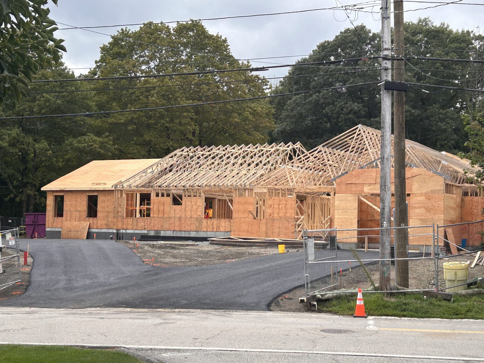 Whipple House Memory Care construction progress on site